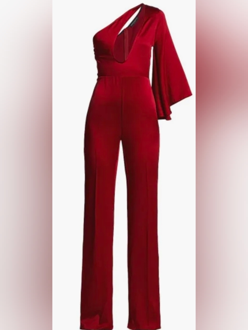 Women's Asymmetric Cut-Out One-Shoulder JumpsuitFrederick Anderson sz 6